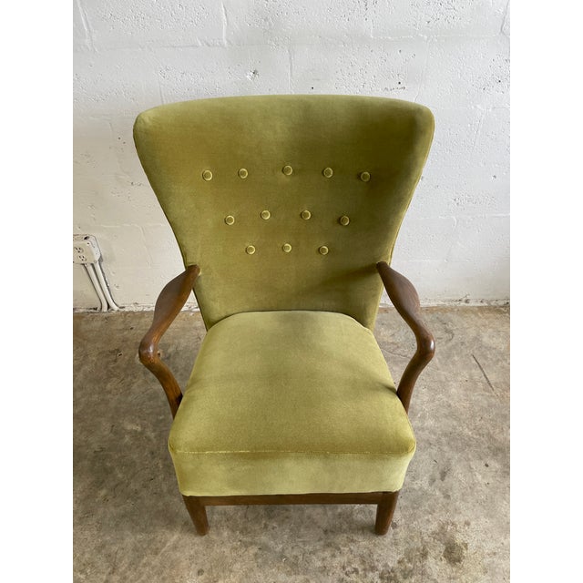 Wood Scandinavian Modern Alfred Christensen Lounge Chair For Sale - Image 7 of 10