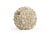 Made of natural Sacharine shells, this decorative ball adds a welcome organic feel to any space.
