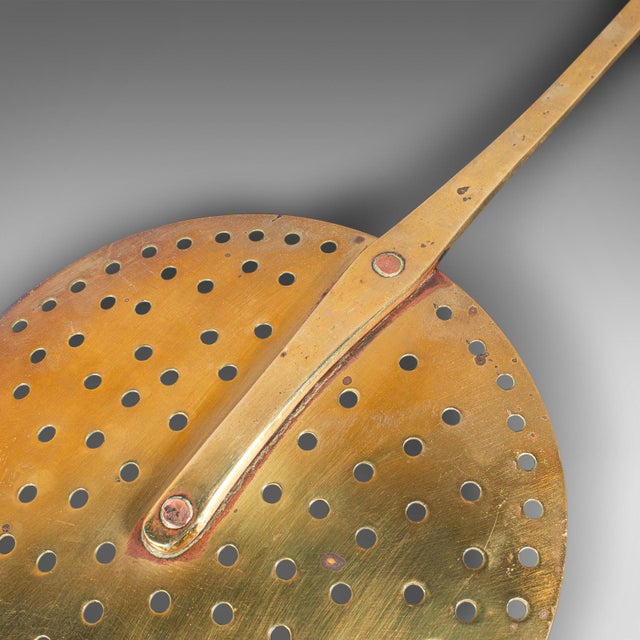 1790's Antique Chestnut Warmer For Sale - Image 9 of 9