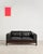 Mid-Century Modern Bastiano Two-Seater Sofa in Mahogany and Black Leather by Afra and Tobia Scarpa for Gavina, Italy, 1960s For Sale - Image 3 of 18