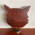 2020s Antique Wood Folk Art Vintage Halloween Cat on Metal Base For Sale - Image 5 of 7