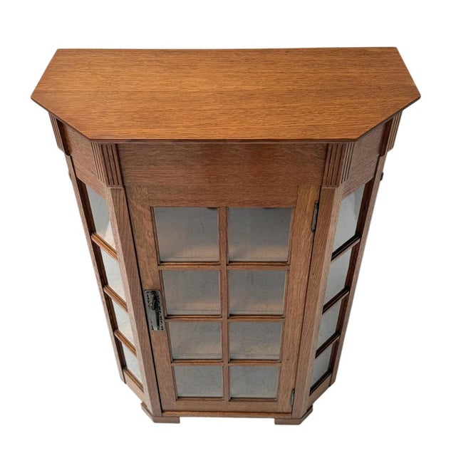 Art Nouveau One-Door Cabinet from H.F. Jansen & Zonen Amsterdam, 1900s For Sale - Image 9 of 10