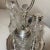 Antique 1800's Ornate Cut Crystal Silver Plate Figural Cruet Condiment Set Caddy For Sale - Image 14 of 16