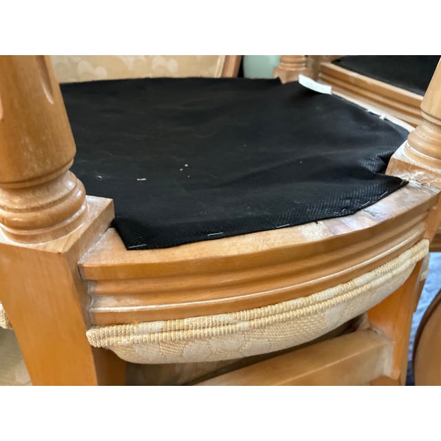 Vintage Harris Marcus Italian Louis XVI Style Dining Chairs Set of 6 For Sale - Image 17 of 18