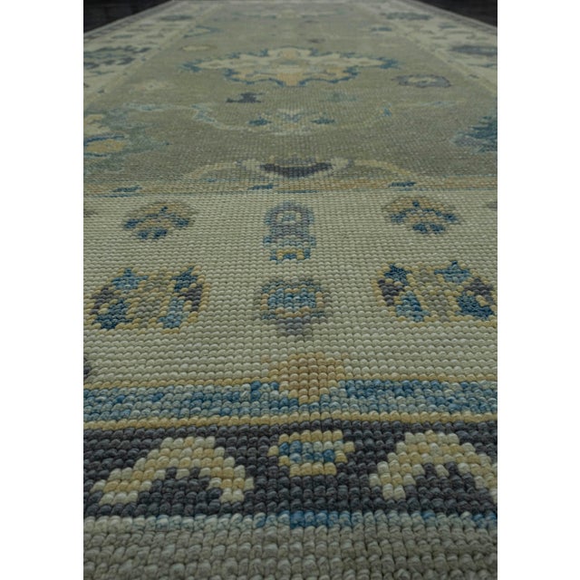 Early 21st Century Turkish Oushak Rug 5'5" x 12'2" #18044 For Sale - Image 5 of 8