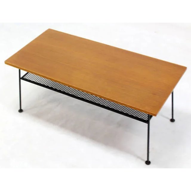 Wood 1960s Mid-Century Modern Mattieu Mategot Coffee Table For Sale - Image 7 of 9