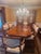 Beautiful Dining Room Table With 6 Chairs, 2 Arm Chairs and Breakfront For Sale - Image 14 of 15