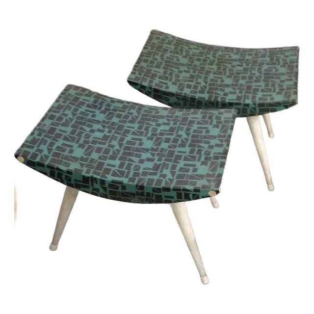 1950s Mid Century Stools For Sale