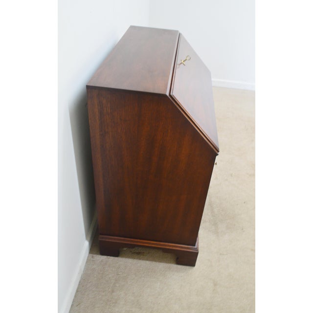 Henkel Harris Mahogany Secretary Desk For Sale - Image 9 of 15