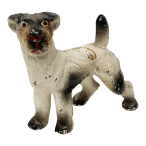 1920s Hubley Cast Iron Fox Terrier Figurine/Paperweight