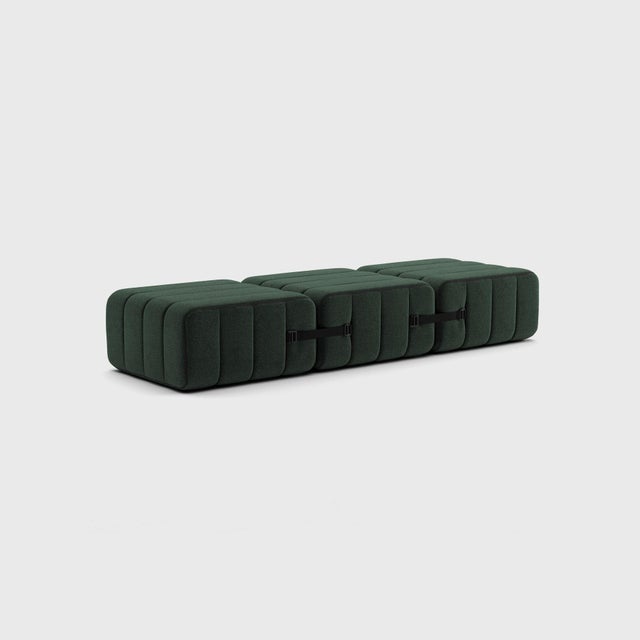 Single-Seater Modular Sofa Longue in Dama Fabric by Ambivalenz, Set of 3 For Sale - Image 10 of 13