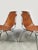 Vintage Italian Les Arcs Chairs in Camel Leather by Charlotte Perriand for Dal Vera, 1970s, Set of 2 For Sale - Image 3 of 6