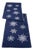 Embroidered Snowflake Table Runner 72"L For Sale