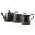 Mid-Century Sheffeld Silverplate Tea Service from J.H. Potter, United Kingdom, Set of 3 For Sale - Image 6 of 6