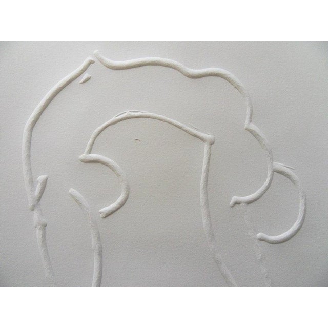 Henri Matisse (1869-1954) (after) Acrobat Building a Bridge Wood engraving by embossing Signed in the plate with the...