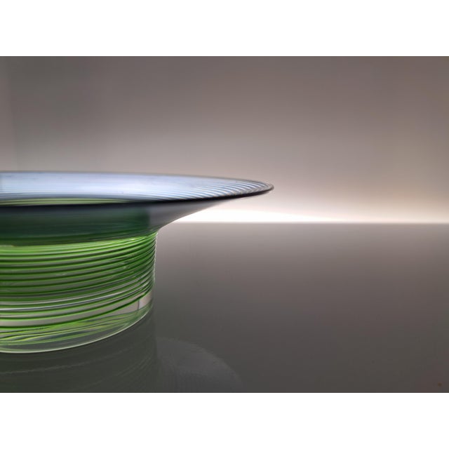 1980s Spiral Murano Glass Bowl from Salviati, 1980s For Sale - Image 5 of 9
