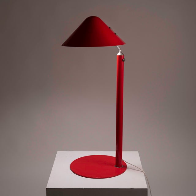 Metal Floor Lamp by Jørgen Gammelgaard for Pandul, Denmark, 1980s For Sale - Image 7 of 10