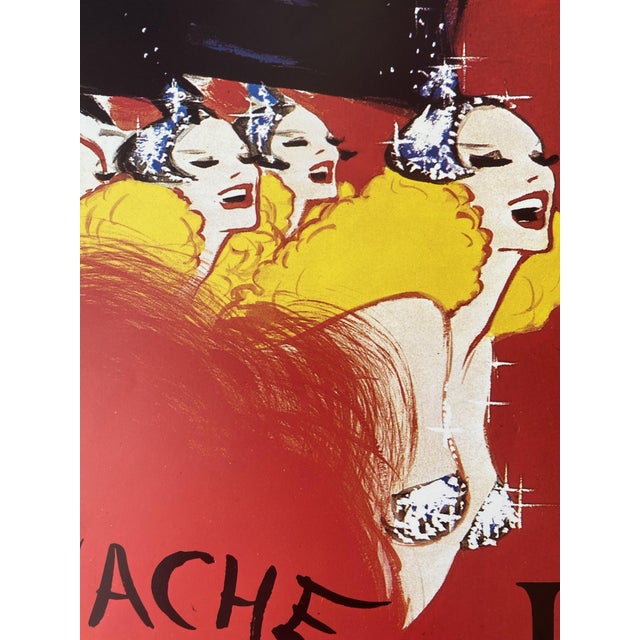 1980s Original Vintage Lido Panache Offset Lithograph Poster by René Gruau, 1980s For Sale - Image 5 of 17