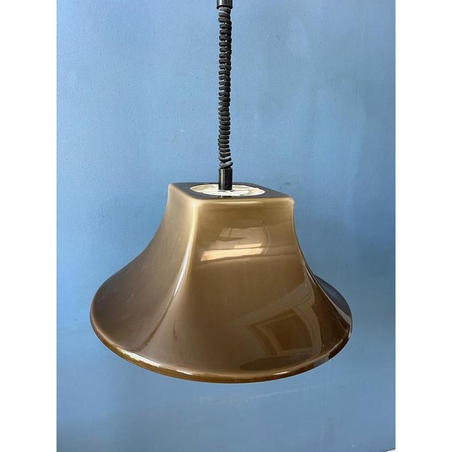 Acrylic Glass Witch Hat Pendant Lamp from Willem Hagoort For Sale - Image 6 of 11