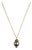18K Gold Chain Necklace with Tahitian Pearl and Diamond Pendant For Sale