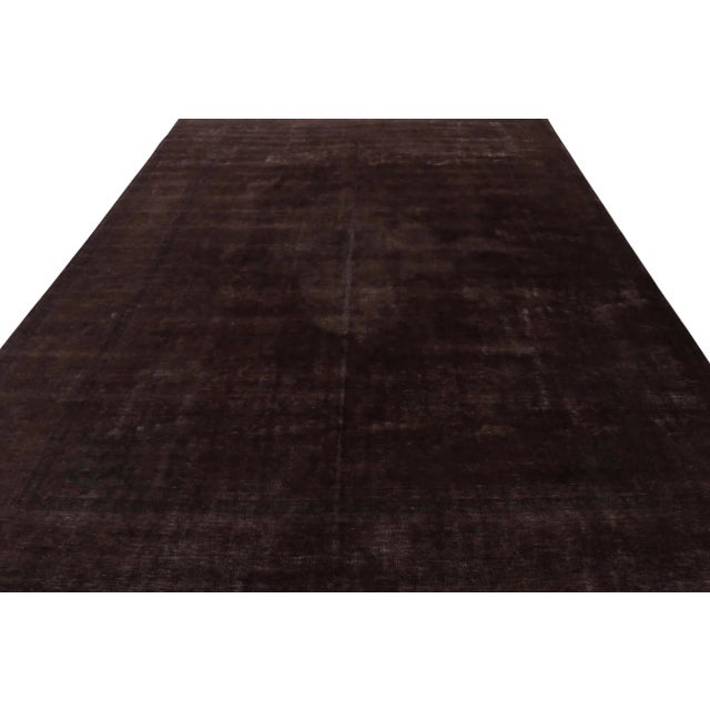 Traditional Vintage Persian Rug in Brown by Rug & Kilim For Sale - Image 3 of 7