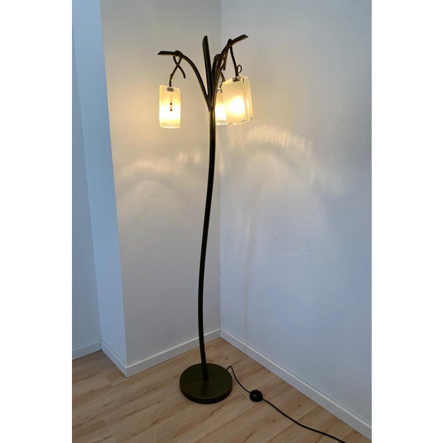 Brutalist Murano Floor Lamp from Paul Neuhaus, Germany, 1980s For Sale - Image 11 of 18