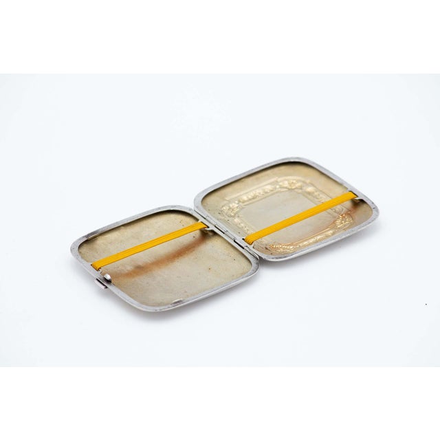 Brushed Silver Cigarette Case, in Very Good conditions. Designed 1890 to 1919 This piece has an attribution mark, I am...