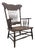 American Armchair with Spindles and Cane Seat For Sale