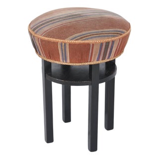 Art Deco Stool in Oak, Czech, 1920s For Sale