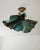1960s Mid-Century Modern Pendant Lamp in Black, Turquoise and Red Polychrome Ceramic, Italy, 1960s For Sale - Image 5 of 18