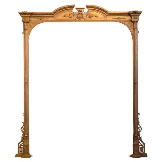 Victorian Overmantel Mirror, 1899 For Sale - Image 18 of 18