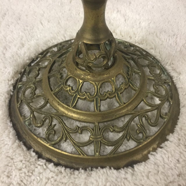 Vintage Marble Top Brass Side Table Chairish