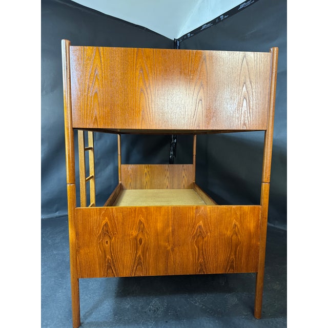Westnofa Furniture Mid Century Westnofa Teak Norwegian Bunk Bed For Sale - Image 4 of 12