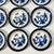 1940s Vintage Japanese Chinoiserie Hollywood Regency Blue Willow Small Plates - Set of 12 For Sale - Image 10 of 13