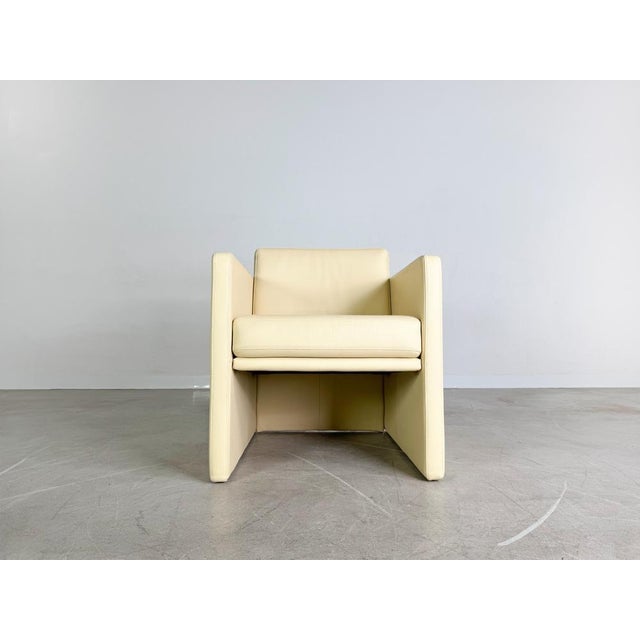 Ego G Armchair in Beige Leather Beige from Rolf Benz For Sale - Image 5 of 10