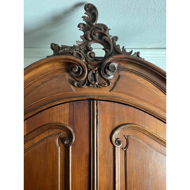 1800’s Armoire French Loui XV Walnut Rare Exquisite intricate carvings. This stunningly gorgeous exceptional rare 1800’s...