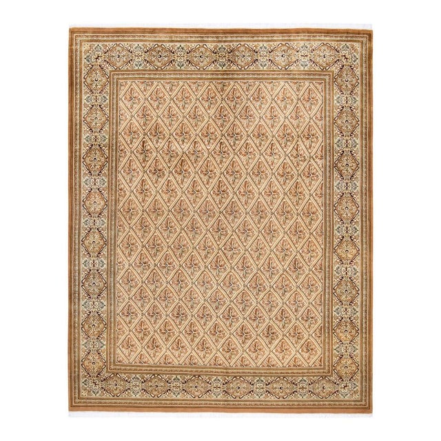 Brown Mogul, One-of-a-Kind Hand-Knotted Area Rug in Brown, 8' 2" x 10' 3" For Sale - Image 8 of 8