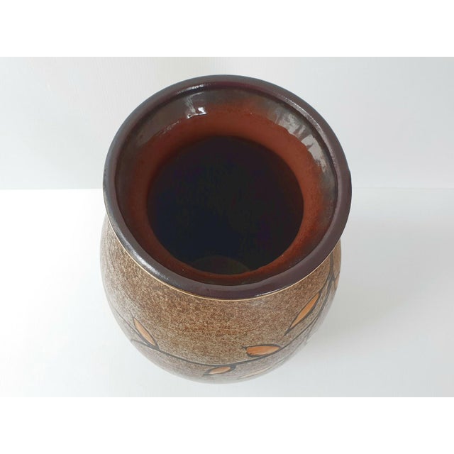 Vintage West German Vase in Ceramic, 1960s For Sale - Image 4 of 6