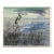 1970’s Original Impressionist Heron at the Beach Watercolor Painting For Sale