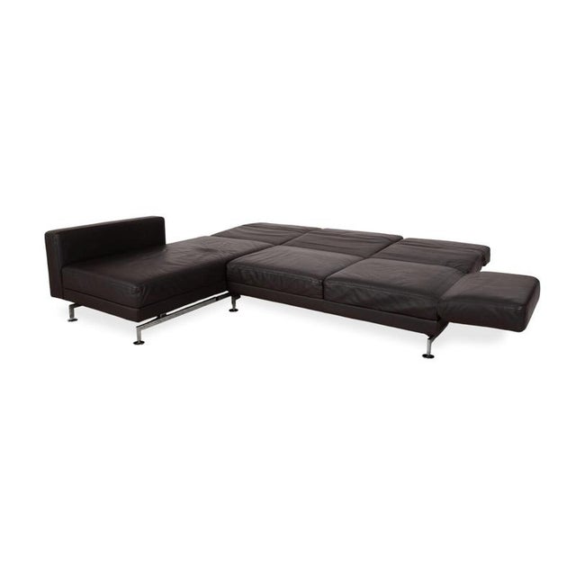 Animal Skin Moule Corner Sofa in Leather from Brühl For Sale - Image 7 of 18