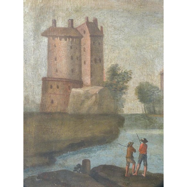 Unknown Artist, Coastal Landscape, Mid-19th Century, Oil on Canvas, Framed For Sale - Image 13 of 16