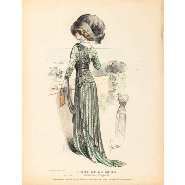 Collection of French Fashion Plates, 14 For Sale - Image 9 of 17