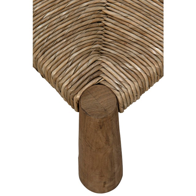 Beige NOIR Laredo Seagrass Chair, Teak For Sale - Image 8 of 10