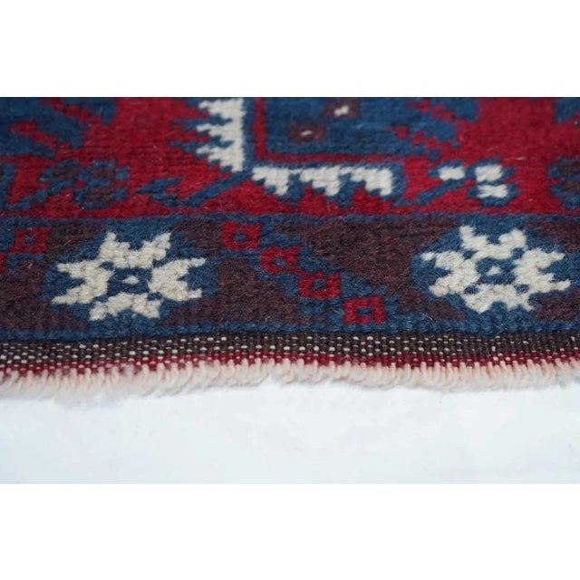 Vintage Afghan Rug 3'9'' x 6' For Sale In New York - Image 6 of 12