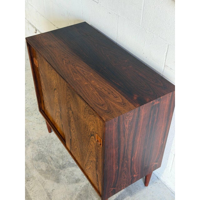 Brown Hjørnebo Møbelfabrik Rosewood Storage Sideboard Danish Mid-Century Modern 1960s For Sale - Image 8 of 13