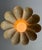 Metal Pure Brass Handmade Pendant Light, Brushed Brass Flower Chandelier, Milk Glass Globe Pendant Lamp, Floral Lighting Fixture For Sale - Image 7 of 9