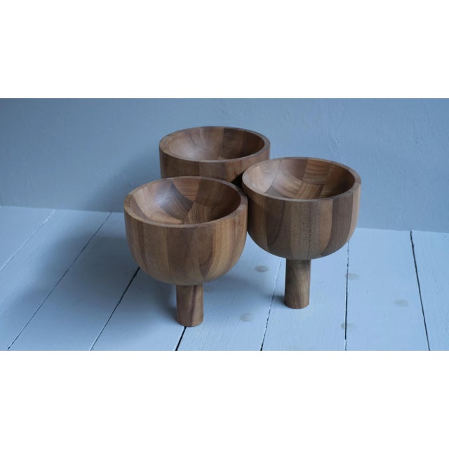 Contemporary Triple Tray 2.0 in African Walnut by Arno Declercq For Sale - Image 3 of 9