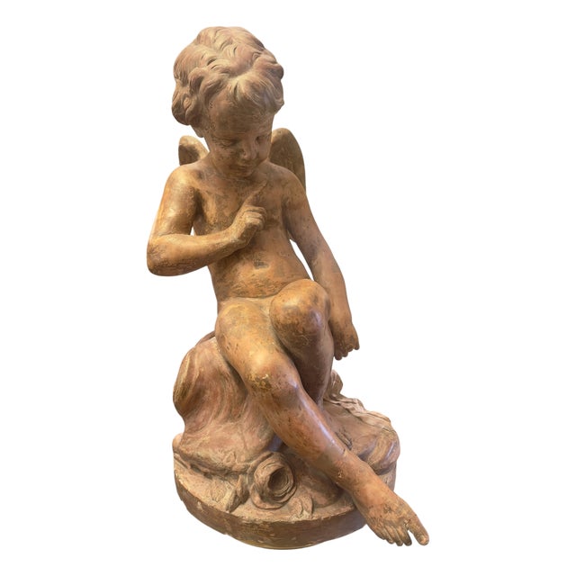 French Terracotta Figure by Etienne Maurice Falconet For Sale