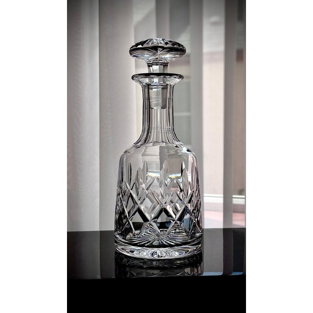 Vintage Crystal Decanter in Ashford Pattern from Stuart, 1970s For Sale - Image 4 of 17