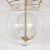 2010s Early 21st Century "Fishbowl" Glass & Brass Pendant 1 For Sale - Image 5 of 10